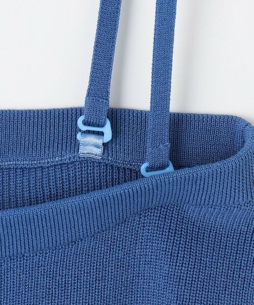 自由区 / ジユウク その他トップス | 【洗える】ドライコットンハイゲージニット ビスチェ | 詳細13
