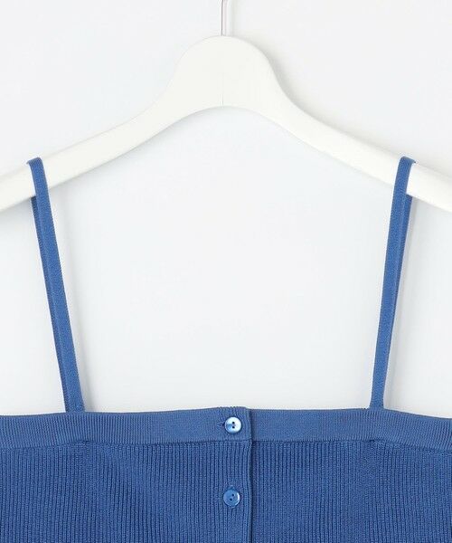 自由区 / ジユウク その他トップス | 【洗える】ドライコットンハイゲージニット ビスチェ | 詳細8