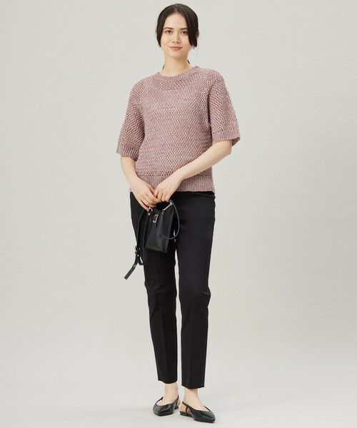 自由区 / ジユウク ニット・セーター | 【洗える】カラーミックスメッシュリネン ニット | 詳細2