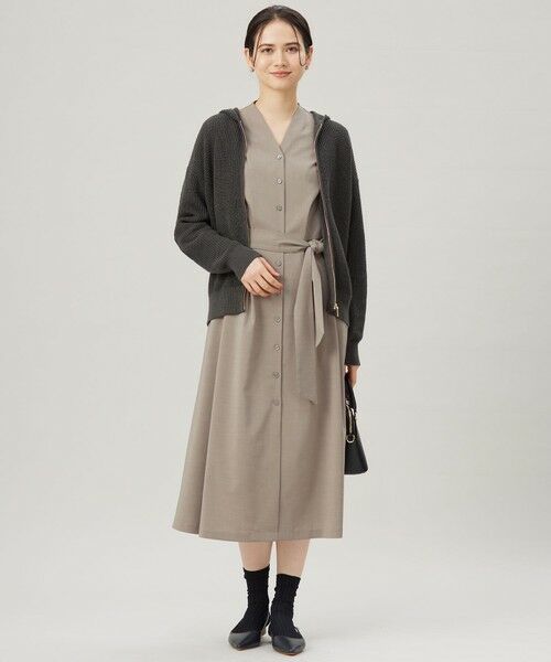 自由区 / ジユウク ミニ丈・ひざ丈ワンピース | 【接触冷感・UVカット・吸水速乾・洗える】ドライタッチファンクショナル ワンピース | 詳細5