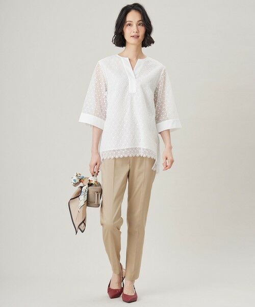 自由区 / ジユウク その他パンツ | 【カタログ掲載・定番人気・新色追加】コットンサテンテーパード パンツ | 詳細7