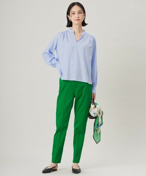 自由区 / ジユウク その他パンツ | 【カタログ掲載・定番人気・新色追加】コットンサテンテーパード パンツ | 詳細18