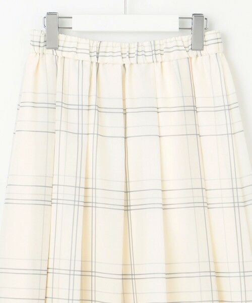 自由区 / ジユウク ミニ・ひざ丈スカート | 【SHIHOさん着用・洗える】エアリーウィンドウペンチェックプリント スカート | 詳細5