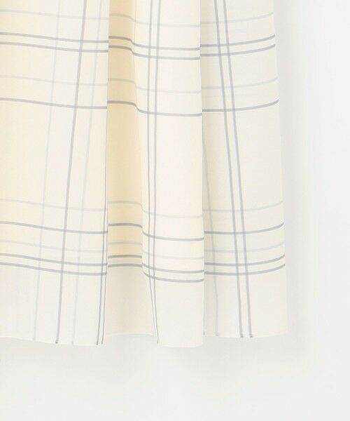 自由区 / ジユウク ミニ・ひざ丈スカート | 【SHIHOさん着用・洗える】エアリーウィンドウペンチェックプリント スカート | 詳細6
