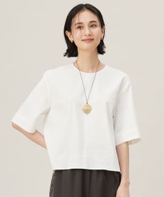 自由区 / ジユウク シャツ・ブラウス | 【セットアップ対応・洗える】LIPストレッチプルオーバー ブラウス