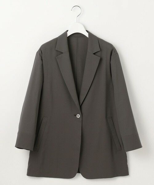自由区 / ジユウク テーラードジャケット | 【洗える】ライトシャツ ジャケット | 詳細4
