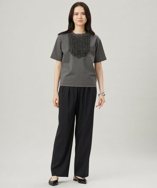 自由区 / ジユウク カットソー | 【接触冷感・UVカット・洗える】ベビーフリル Tシャツ | 詳細6