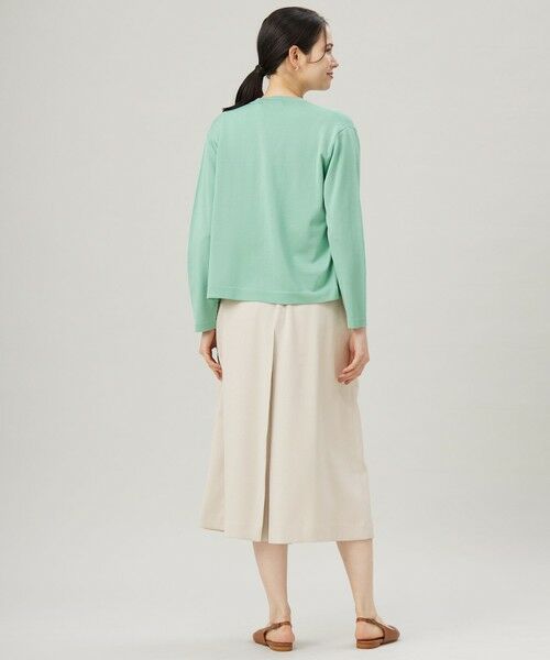 自由区 / ジユウク カーディガン・ボレロ | 【アンサンブル対応・洗える】アセテートコットン カーディガン | 詳細2