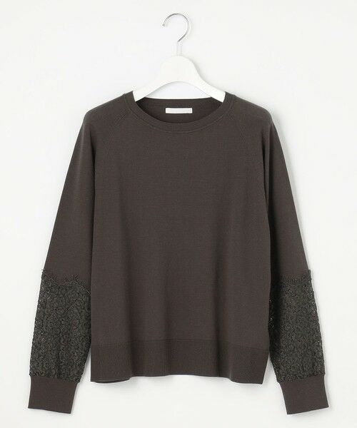 自由区 / ジユウク ニット・セーター | 【洗える】レースコンビ ニット | 詳細11