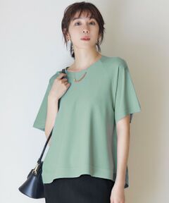 自由区 / ジユウク ニット・セーター | 【接触冷感・UVカット・洗える】クレープストレッチAライン ニット