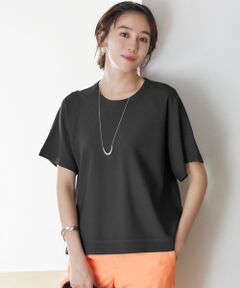 自由区 / ジユウク ニット・セーター | 【接触冷感・UVカット・洗える】クレープストレッチAライン ニット