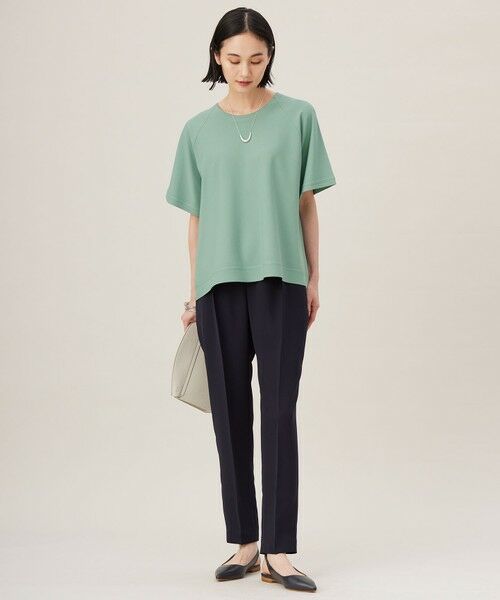 自由区 / ジユウク ニット・セーター | 【接触冷感・UVカット・洗える】クレープストレッチAライン ニット | 詳細6