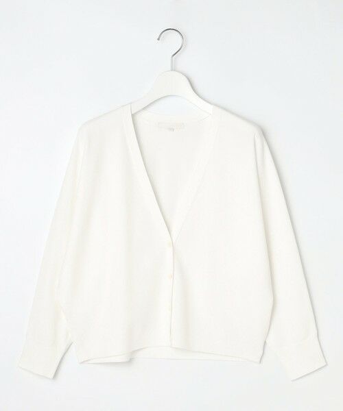 自由区 / ジユウク カーディガン・ボレロ | 【接触冷感・UVカット・洗える】クレープストレッチニット カーディガン | 詳細4