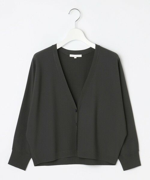 自由区 / ジユウク カーディガン・ボレロ | 【接触冷感・UVカット・洗える】クレープストレッチニット カーディガン | 詳細15