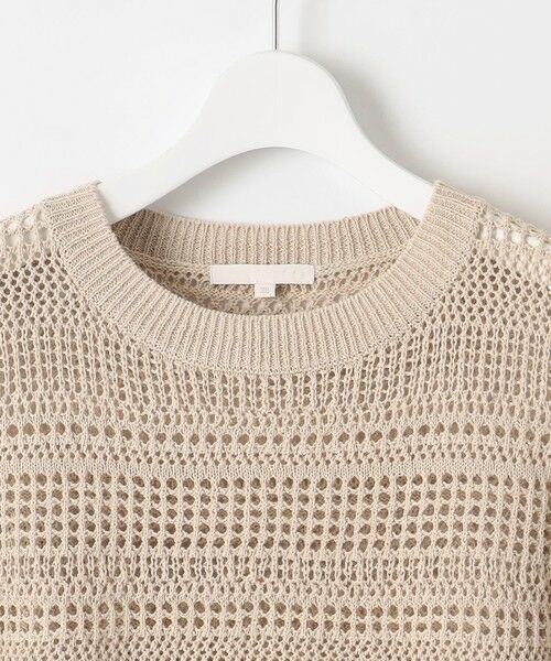 自由区 / ジユウク ニット・セーター | 【洗える】レーシーリネンコットン ニット | 詳細5