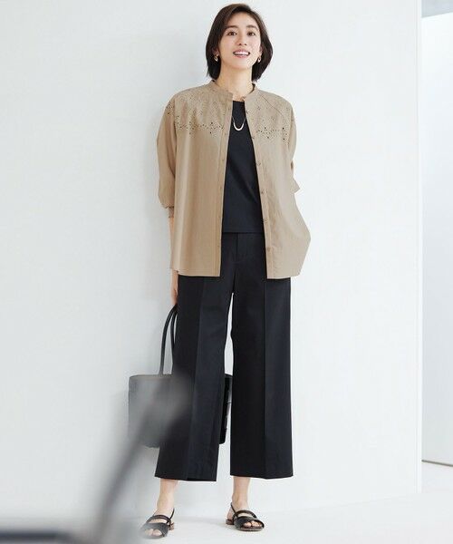 自由区 / ジユウク シャツ・ブラウス | 【洗える】エンブロイダリーブロードシャツ ブラウス | 詳細9