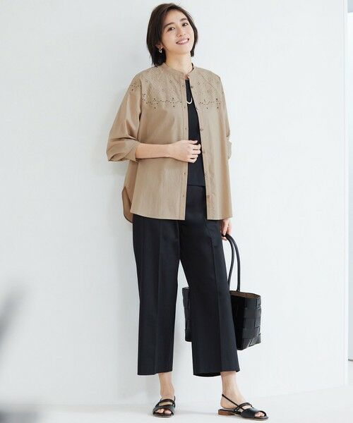 自由区 / ジユウク シャツ・ブラウス | 【洗える】エンブロイダリーブロードシャツ ブラウス | 詳細10