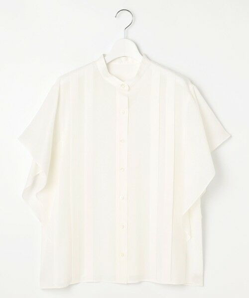自由区 / ジユウク シャツ・ブラウス | 【接触冷感・吸水速乾・洗える】ナチュラルリネンフレア袖 シャツ | 詳細3