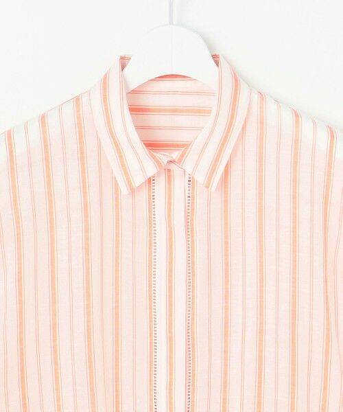 自由区 / ジユウク シャツ・ブラウス | 【ドラマ「明日はもっと いい日になる」着用】【接触冷感・吸水速乾・洗える】ナチュラルリネンクロップド丈 シャツ | 詳細13