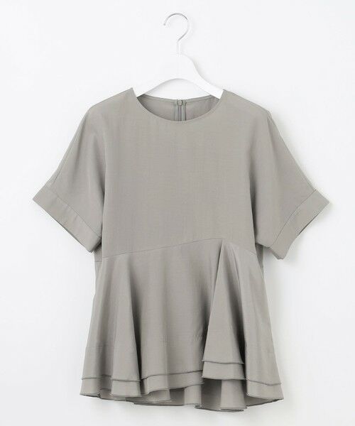 自由区 / ジユウク シャツ・ブラウス | 【洗える】ソフトリネンペプラム ブラウス | 詳細6