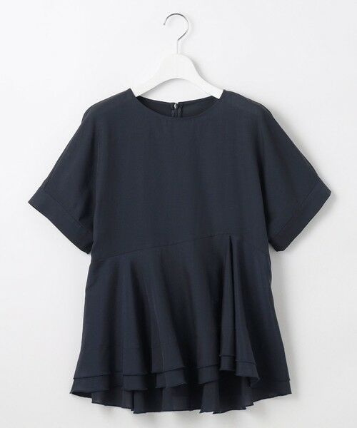 自由区 / ジユウク シャツ・ブラウス | 【洗える】ソフトリネンペプラム ブラウス | 詳細18