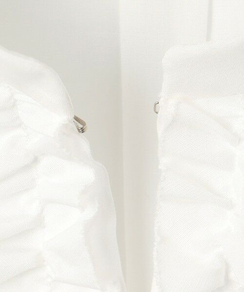 自由区 / ジユウク シャツ・ブラウス | 【洗える】ソフトリネンフリルディティール ブラウス | 詳細9
