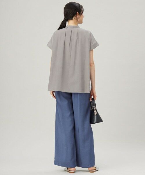 自由区 / ジユウク シャツ・ブラウス | 【洗える】ソフトリネンフリルディティール ブラウス | 詳細13