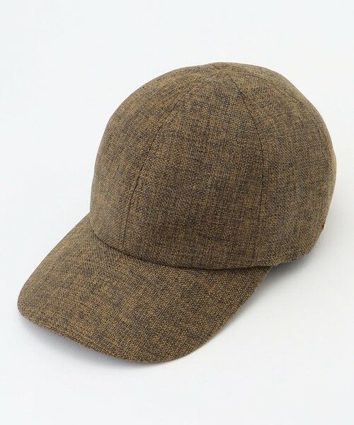 自由区/ジユウク 【SHIHOさん着用・洗える】ジュートライク キャップ ブラウン F 自由区/ジユウク 【SHIHOさん着用・洗える】ジュートライク キャップ ブラウン F