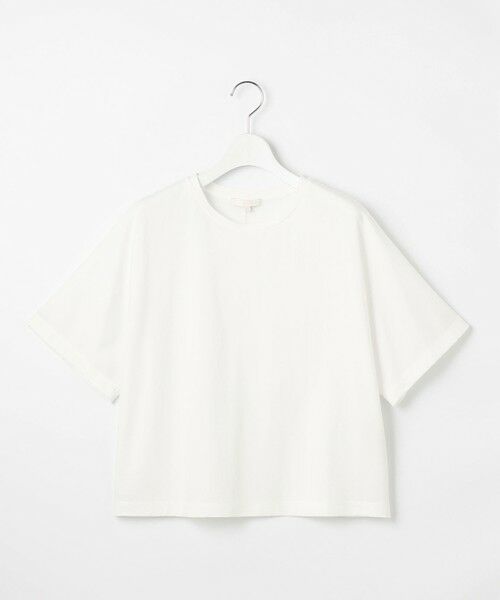 自由区 / ジユウク カットソー | 【接触冷感・UVカット・吸水速乾・抗菌防臭・洗える】ハイカウントクロップド丈 Tシャツ | 詳細4