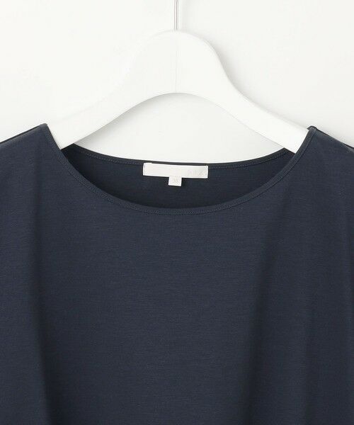自由区 / ジユウク カットソー | 【接触冷感・UVカット・吸水速乾・抗菌防臭・洗える】ハイツイストポンチスリーブディティール カットソー | 詳細6