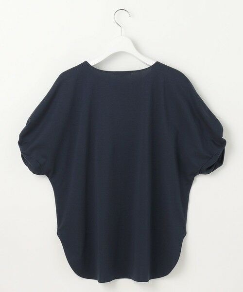 自由区 / ジユウク カットソー | 【接触冷感・UVカット・吸水速乾・抗菌防臭・洗える】ハイツイストポンチスリーブディティール カットソー | 詳細9