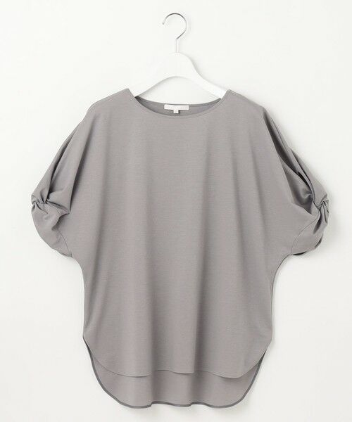 自由区 / ジユウク カットソー | 【接触冷感・UVカット・吸水速乾・抗菌防臭・洗える】ハイツイストポンチスリーブディティール カットソー | 詳細16