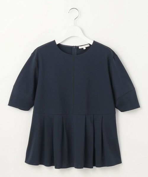 自由区 / ジユウク カットソー | 【接触冷感・UVカット・吸水速乾・抗菌防臭・洗える】ハイツイストポンチペプラム カットソー | 詳細6