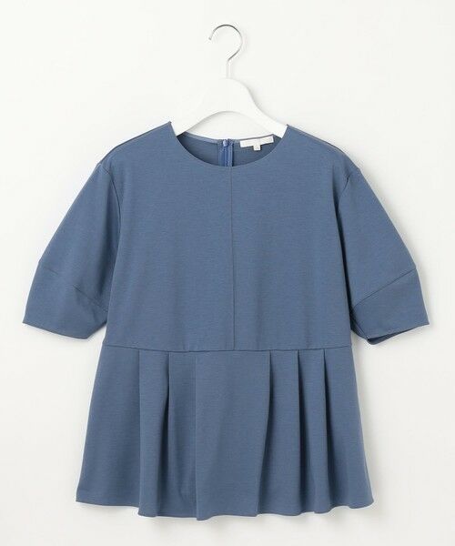 自由区 / ジユウク カットソー | 【接触冷感・UVカット・吸水速乾・抗菌防臭・洗える】ハイツイストポンチペプラム カットソー | 詳細16