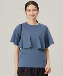 自由区 / ジユウク カットソー | 【接触冷感・UVカット・吸水速乾・抗菌防臭・洗える】ハイツイストポンチフレアディティール カットソー