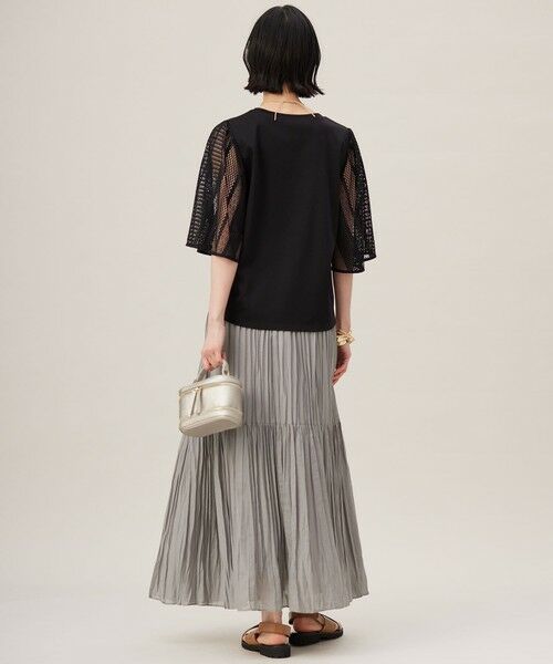 自由区 / ジユウク カットソー | 【洗える】レースエッジフレアスリーブ トップス | 詳細15