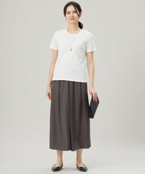 自由区 / ジユウク カットソー | 【ドラマ「明日はもっと いい日になる」着用】ソフトリブ Tシャツ | 詳細1