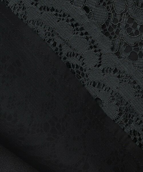 自由区 / ジユウク ニット・セーター | 【洗える】クレープストレッチレースコンビ ニット | 詳細10