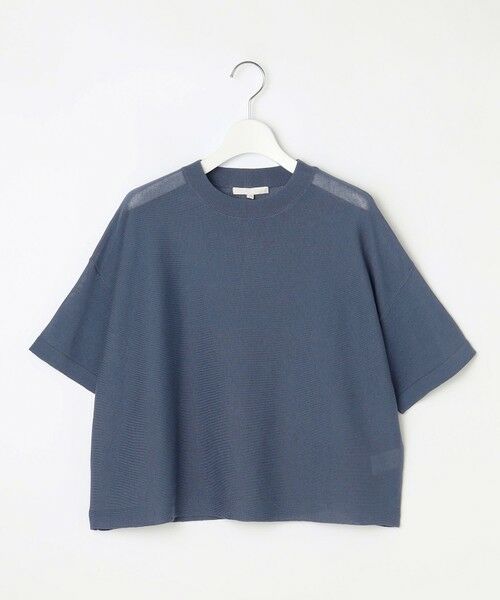 自由区 / ジユウク ニット・セーター | 【アンサンブル対応・洗える】ドライシアーファインゲージクロップド丈 ニット | 詳細8