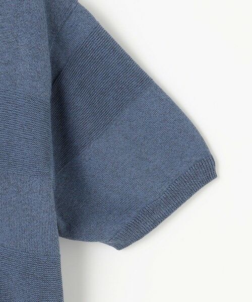 自由区 / ジユウク ニット・セーター | 【洗える】ペーパーブレンドスキッパーポロ ニット | 詳細6