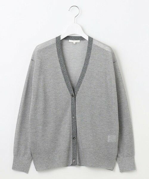 自由区 / ジユウク カーディガン・ボレロ | 【アンサンブル対応・洗える】ラメシアー カーディガン | 詳細4
