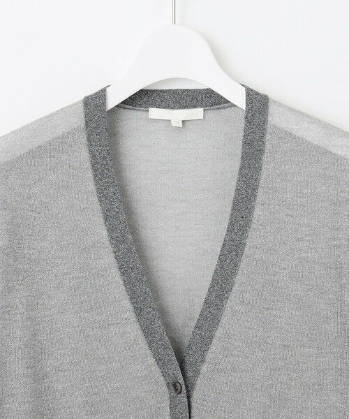 自由区 / ジユウク カーディガン・ボレロ | 【アンサンブル対応・洗える】ラメシアー カーディガン | 詳細5