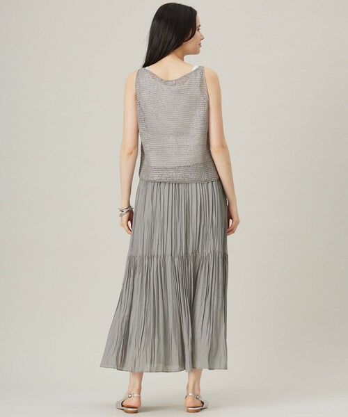 自由区 / ジユウク ベスト | クロッシェライクニット ジレ | 詳細2