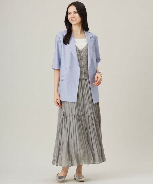 自由区 / ジユウク ベスト | クロッシェライクニット ジレ | 詳細3