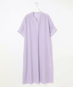 自由区 / ジユウク ミニ丈・ひざ丈ワンピース | 【接触冷感・UVケア・抗菌防臭・洗える】リヨセルポプリンシャツ ワンピース