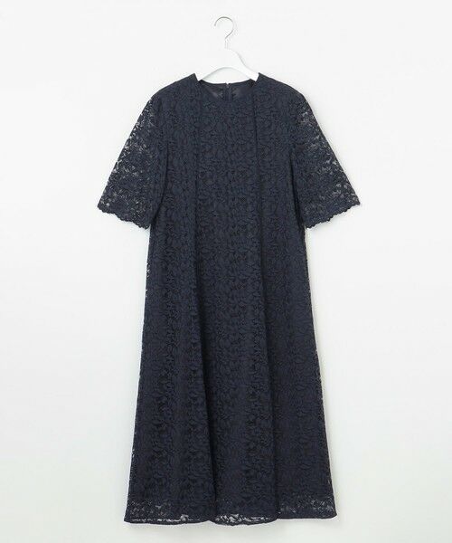 自由区 / ジユウク ロング・マキシ丈ワンピース | 【洗える】フラワーリーフコードレース ワンピース | 詳細11