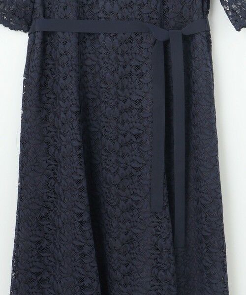 自由区 / ジユウク ロング・マキシ丈ワンピース | 【洗える】フラワーリーフコードレース ワンピース | 詳細6