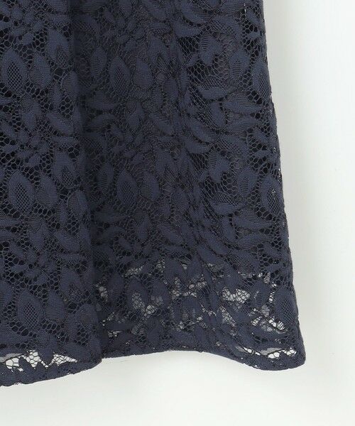 自由区 / ジユウク ロング・マキシ丈ワンピース | 【洗える】フラワーリーフコードレース ワンピース | 詳細8