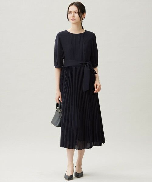 自由区 / ジユウク ロング・マキシ丈ワンピース | 【洗える】シフォンプリーツ ワンピース | 詳細4