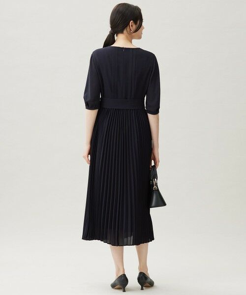 自由区 / ジユウク ロング・マキシ丈ワンピース | 【洗える】シフォンプリーツ ワンピース | 詳細6